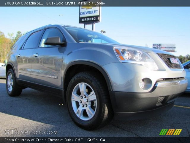 2008 GMC Acadia SLE in Blue-Gold Crystal Metallic
