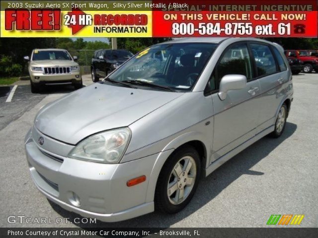 2003 Suzuki Aerio SX Sport Wagon in Silky Silver Metallic