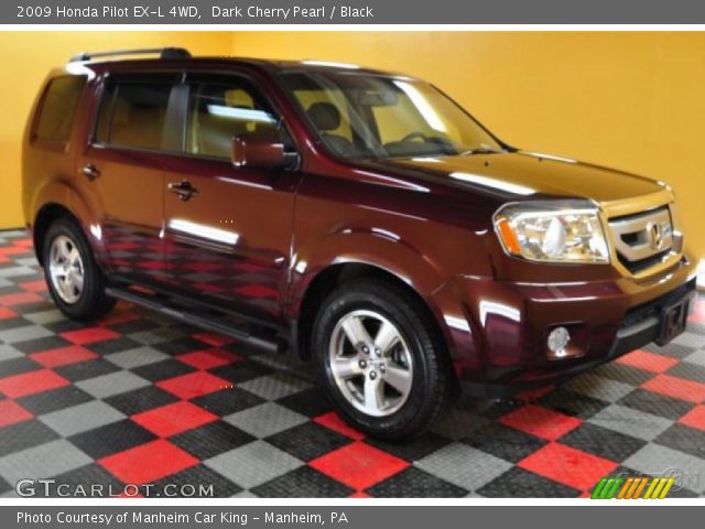 2009 Honda Pilot EX-L 4WD in Dark Cherry Pearl