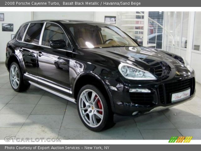 2008 Porsche Cayenne Turbo in Basalt Black Metallic