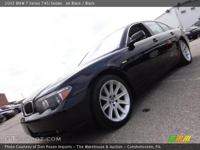 2002 BMW 7 Series 745i Sedan in Jet Black