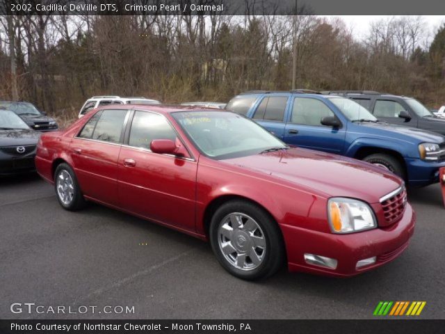 2002 Cadillac DeVille DTS in Crimson Pearl