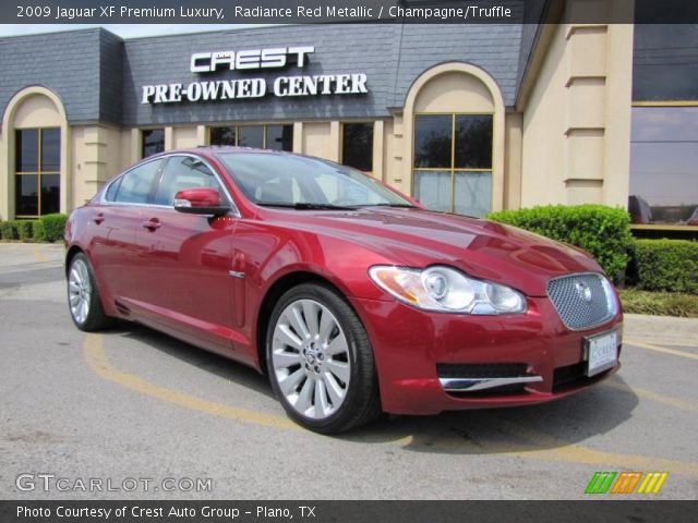 2009 Jaguar XF Premium Luxury in Radiance Red Metallic