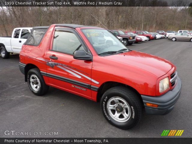 1999 Chevrolet Tracker Soft Top 4x4 in Wildfire Red
