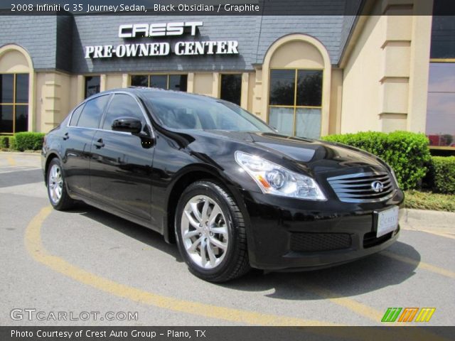 2008 Infiniti G 35 Journey Sedan in Black Obsidian