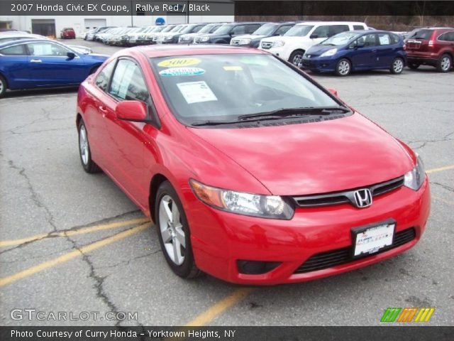 2007 Honda Civic EX Coupe in Rallye Red