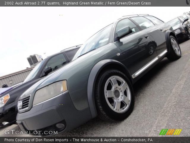 2002 Audi Allroad 2.7T quattro in Highland Green Metallic