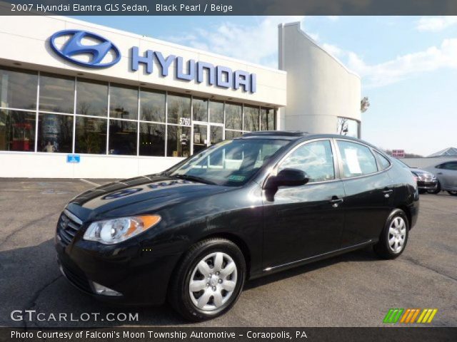 2007 Hyundai Elantra GLS Sedan in Black Pearl