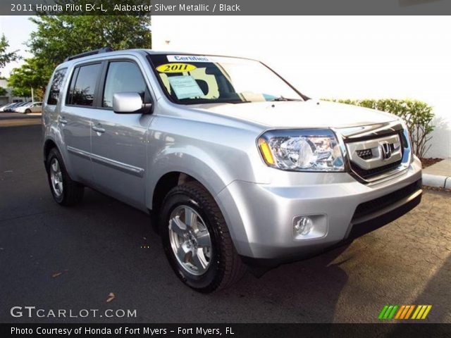 2011 Honda Pilot EX-L in Alabaster Silver Metallic