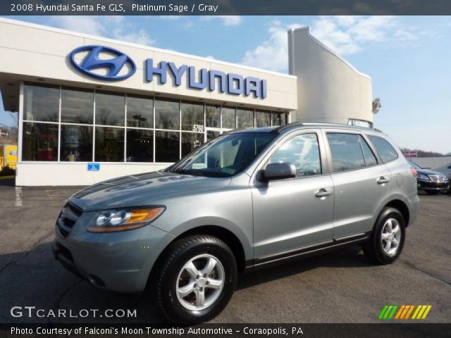 2008 Hyundai Santa Fe GLS in Platinum Sage