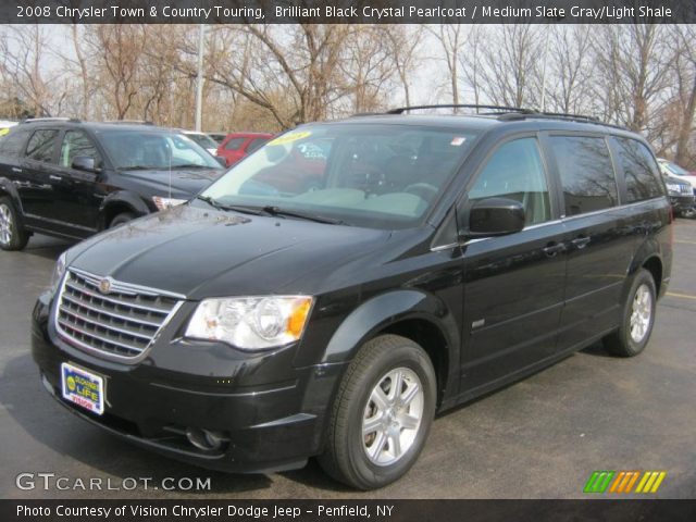 2008 Chrysler Town & Country Touring in Brilliant Black Crystal Pearlcoat