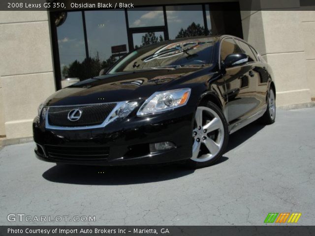 2008 Lexus GS 350 in Obsidian Black