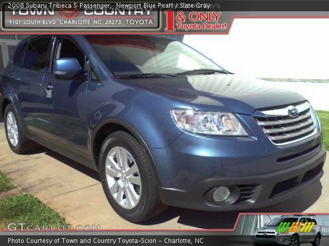 2008 Subaru Tribeca 5 Passenger in Newport Blue Pearl