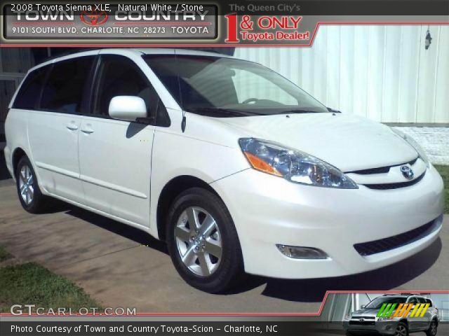 2008 Toyota Sienna XLE in Natural White