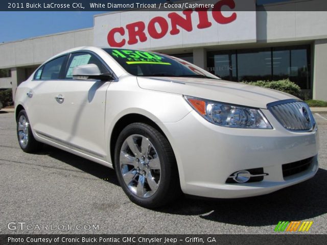 2011 Buick LaCrosse CXL in White Diamond Tricoat