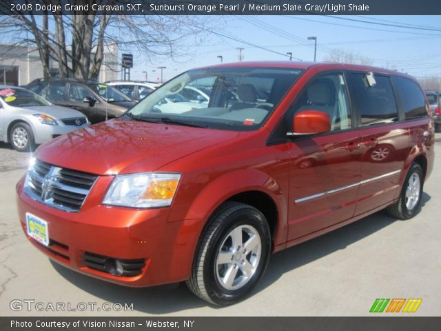 2008 Dodge Grand Caravan SXT in Sunburst Orange Pearl