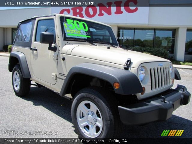 2011 Jeep Wrangler Sport 4x4 in Sahara Tan