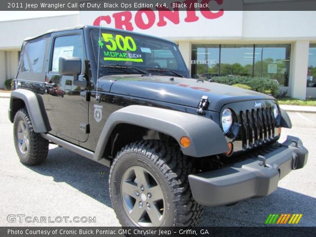 2011 Jeep Wrangler Call of Duty: Black Ops Edition 4x4 in Black