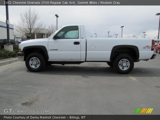 2002 Chevrolet Silverado 2500 Regular Cab 4x4 in Summit White