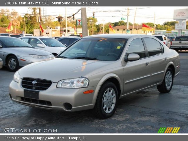 2000 Nissan Maxima GXE in Sunlit Sand Metallic