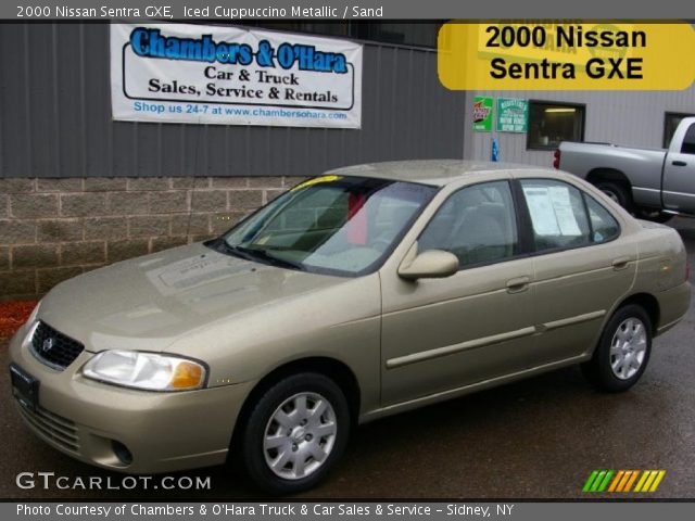 2000 Nissan Sentra GXE in Iced Cuppuccino Metallic