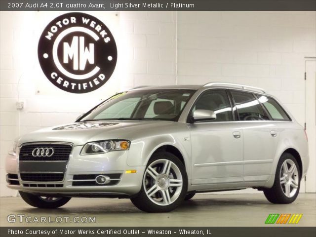 2007 Audi A4 2.0T quattro Avant in Light Silver Metallic