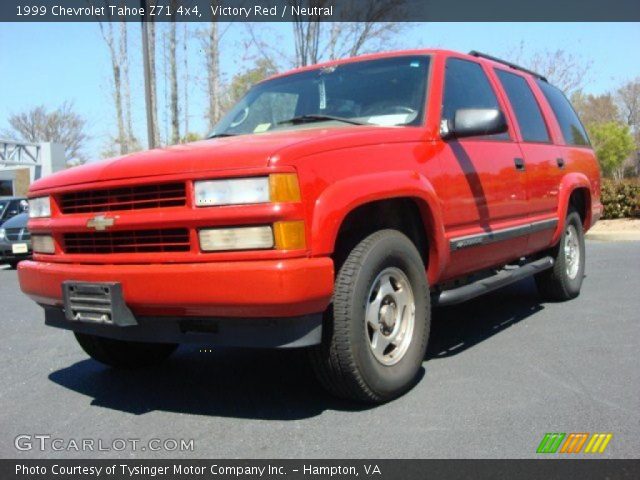 1999 Chevrolet Tahoe Z71 4x4 in Victory Red