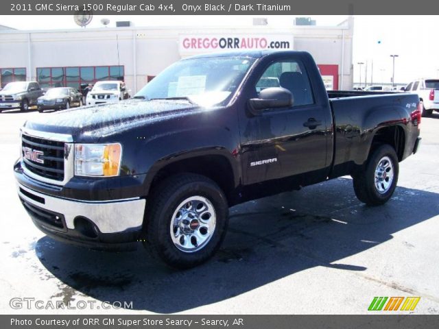 2011 GMC Sierra 1500 Regular Cab 4x4 in Onyx Black