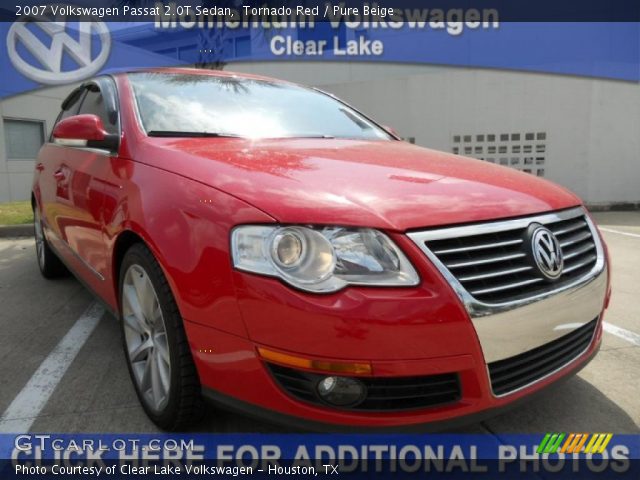 2007 Volkswagen Passat 2.0T Sedan in Tornado Red