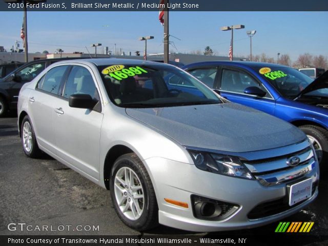 2010 Ford Fusion S in Brilliant Silver Metallic