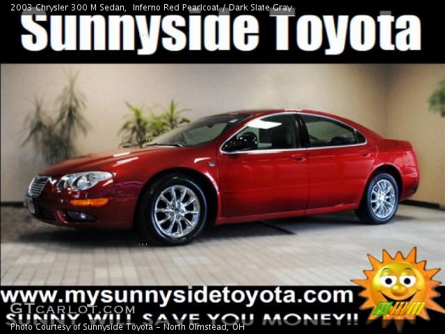 2003 Chrysler 300 M Sedan in Inferno Red Pearlcoat