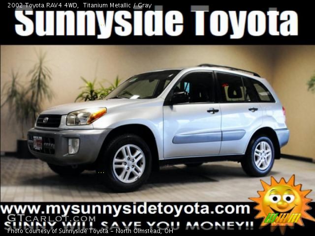 2002 Toyota RAV4 4WD in Titanium Metallic