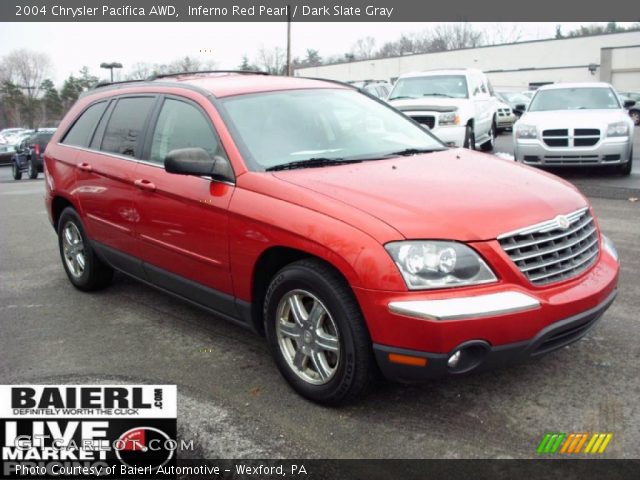 2004 Chrysler Pacifica AWD in Inferno Red Pearl