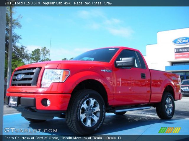 2011 Ford F150 STX Regular Cab 4x4 in Race Red