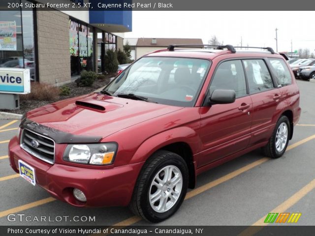 2004 Subaru Forester 2.5 XT in Cayenne Red Pearl