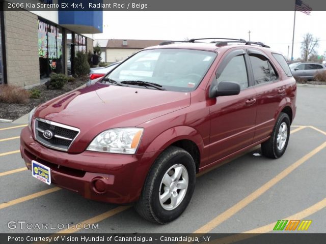 2006 Kia Sorento EX 4x4 in Radiant Red