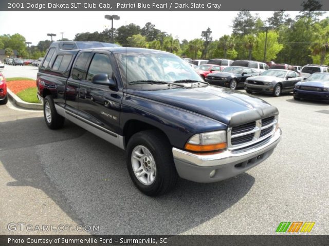 2001 Dodge Dakota SLT Club Cab in Patriot Blue Pearl