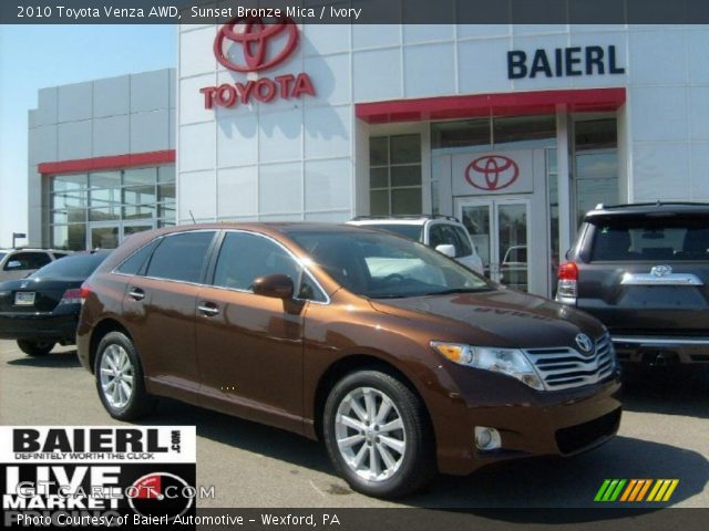 2010 Toyota Venza AWD in Sunset Bronze Mica