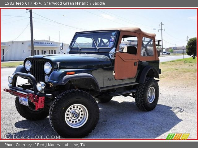 1983 Jeep CJ 7 4x4 in Sherwood Green Metallic