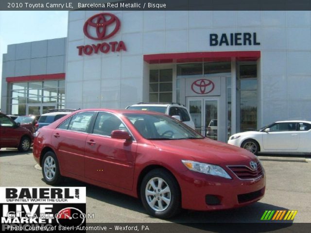 2010 Toyota Camry LE in Barcelona Red Metallic
