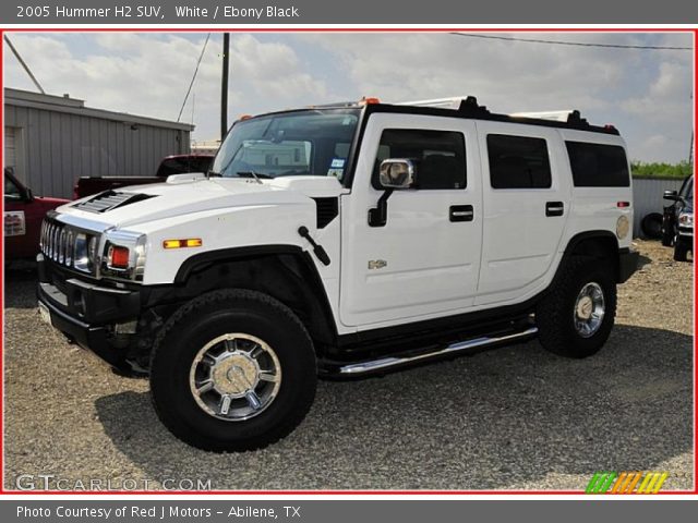 2005 Hummer H2 SUV in White