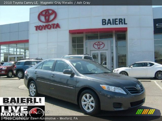 2010 Toyota Camry LE in Magnetic Gray Metallic