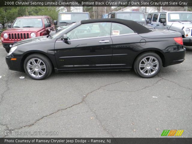 2008 Chrysler Sebring Limited Convertible in Brilliant Black Crystal Pearl