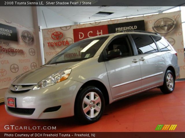 2008 Toyota Sienna LE in Silver Shadow Pearl