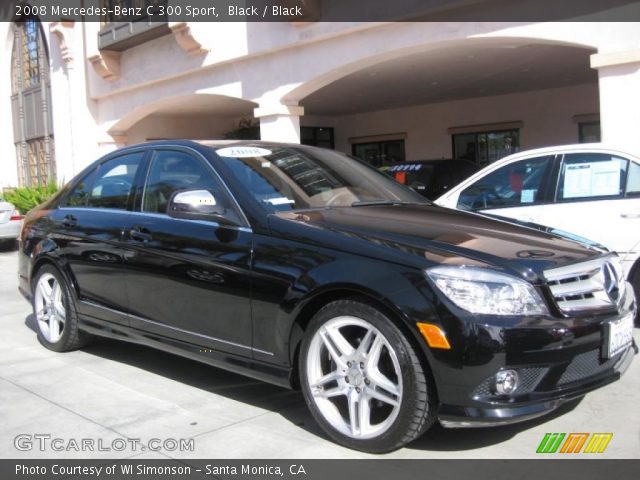 2008 Mercedes-Benz C 300 Sport in Black