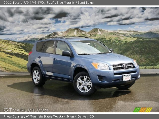 2011 Toyota RAV4 V6 4WD in Pacific Blue Metallic