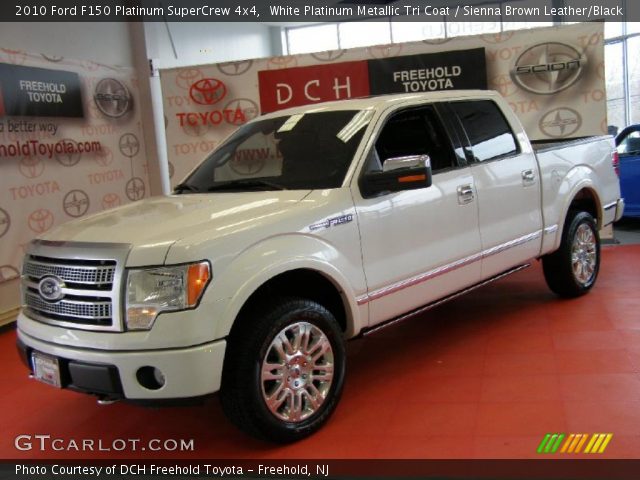 2010 Ford F150 Platinum SuperCrew 4x4 in White Platinum Metallic Tri Coat