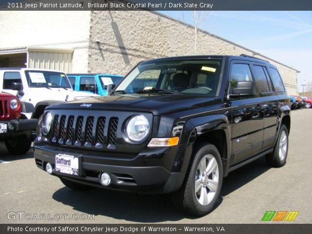 2011 Jeep Patriot Latitude in Brilliant Black Crystal Pearl