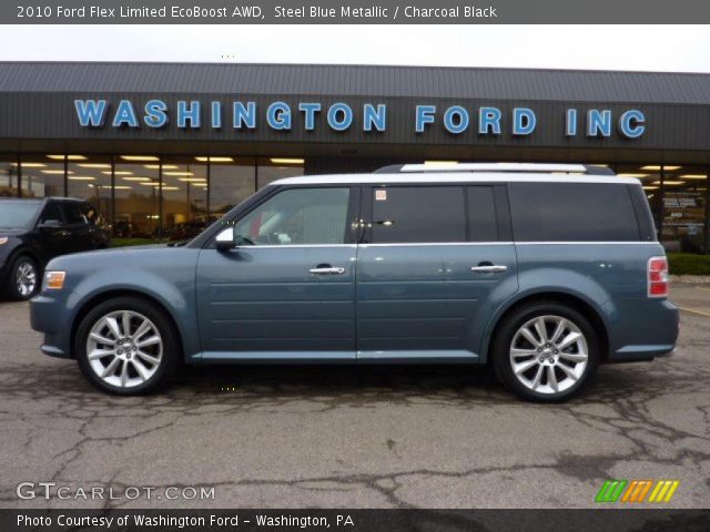 2010 Ford Flex Limited EcoBoost AWD in Steel Blue Metallic