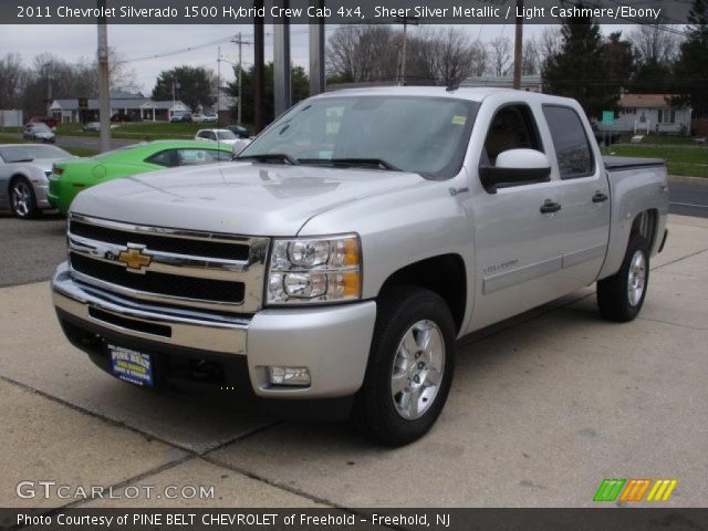 2011 Chevrolet Silverado 1500 Hybrid Crew Cab 4x4 in Sheer Silver Metallic